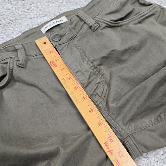 Mavi Jeans Mens 35x30 Green Zach Straight Leg Stretch Midrise Preppy - Picture 9 of 12